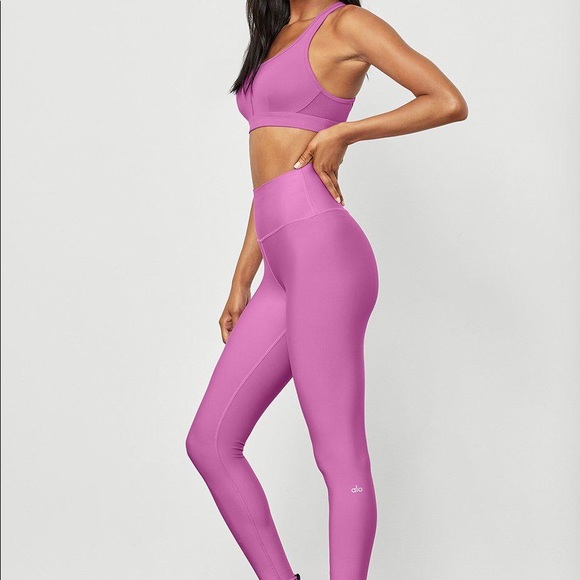 ALO YOGA 7/8 AIRLIFT LEGGING ELECTRIC VIOLET PURPLE - Picture 3 of 10